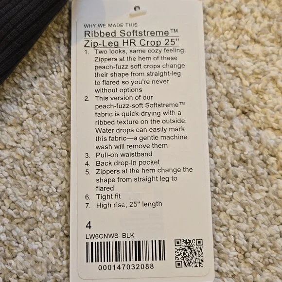 Lululemon Ribbed Softstream Hi-Rise Crop - Picture 2 of 10